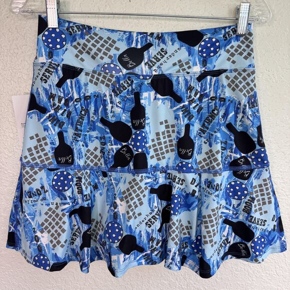 Pickleball Bella Kick Pleat Skort Womens 2 Athletic Tennis Comfort NEW Medium - Picture 2 of 10